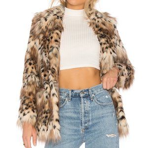 Majorelle x REVOLVE Faux Fur Stella Coat